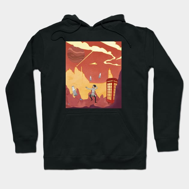 Inspector spacetime, Abed Community Adventure Hoodie by Uwaki